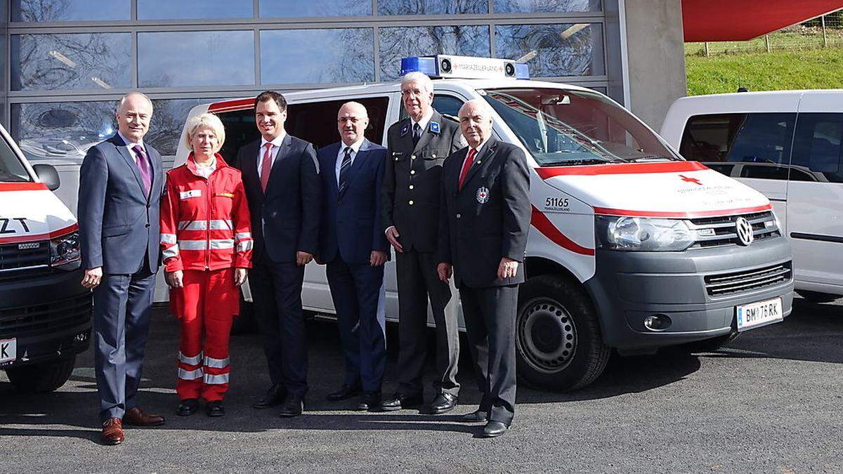 Hans Seitinger, Andrea Prenner, Michael Schickhofer, Manfred Seebacher, Werner Weinhofer und Roland Alexa