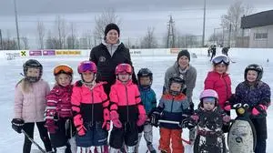 Schon für die ganz Kleinen geht es in St. Peter am Kammersberg aufs Eis