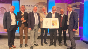 Die Projektverantwortlichen freuen sich über den „Energy Globe Austria“ in der Kategorie „Start-up“