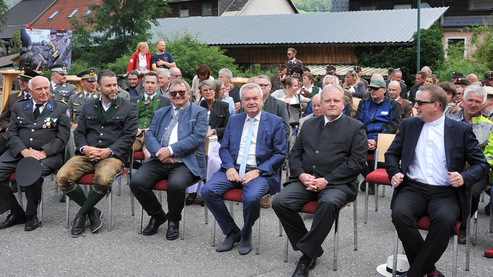 Otto Marl, Klaus Herzmaier, Christian Sulzbacher, Anton Lang, Helmut Schöttl, Michael Robitschko (v. l.)