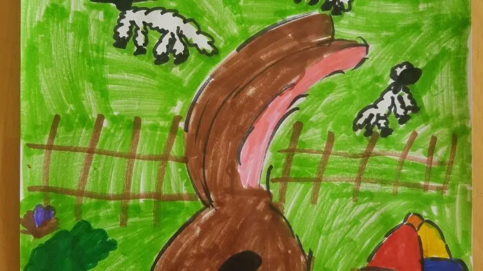 Rebecca Troup (8 Jahre alt) aus Deutschland ist sehr traurig, dass sie heuer zum ersten Mal Ostern nicht gemeinsam mit Oma und Opa in der Steiermark feiern kann. Deshalb schickt sie diese Grüße nach Ligist.
