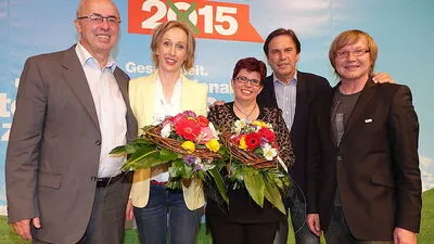 Karl Petinger, Nina Ritzinger, Bernadette Kerschler, Franz Voves, Hubert Koller