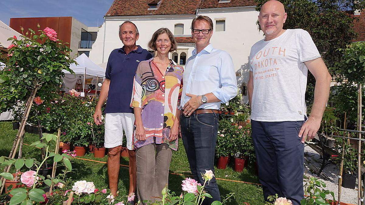 Kurt Ostermeier, Isabell Bayer-Lueger, Marcus Martschitsch und Günter Schedl bei der Eröffnung