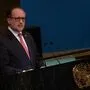 Außenminister Alexander Schallenberg bei der UN-Generaldebatte in New York