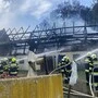 Mehr als 100 Einsatzkräfte von acht Feuerwehren waren am Samstag im Einsatz