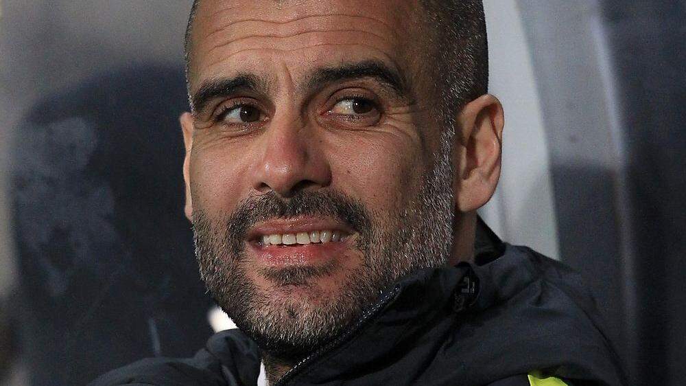 Trainer Pep Guardiola ist derzeit bei Manchester City beschäftigt