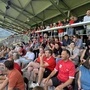 Feiernde Fußball-Fans in Nußdorf-Debant