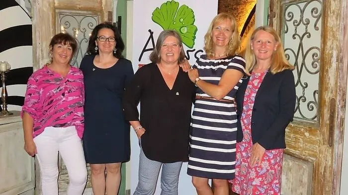 Evelyn Ebenwalder, Sigrid Panser, Silvia Fister, Gaby Golger-Oberwinkler und Christiane Schnorpfeil