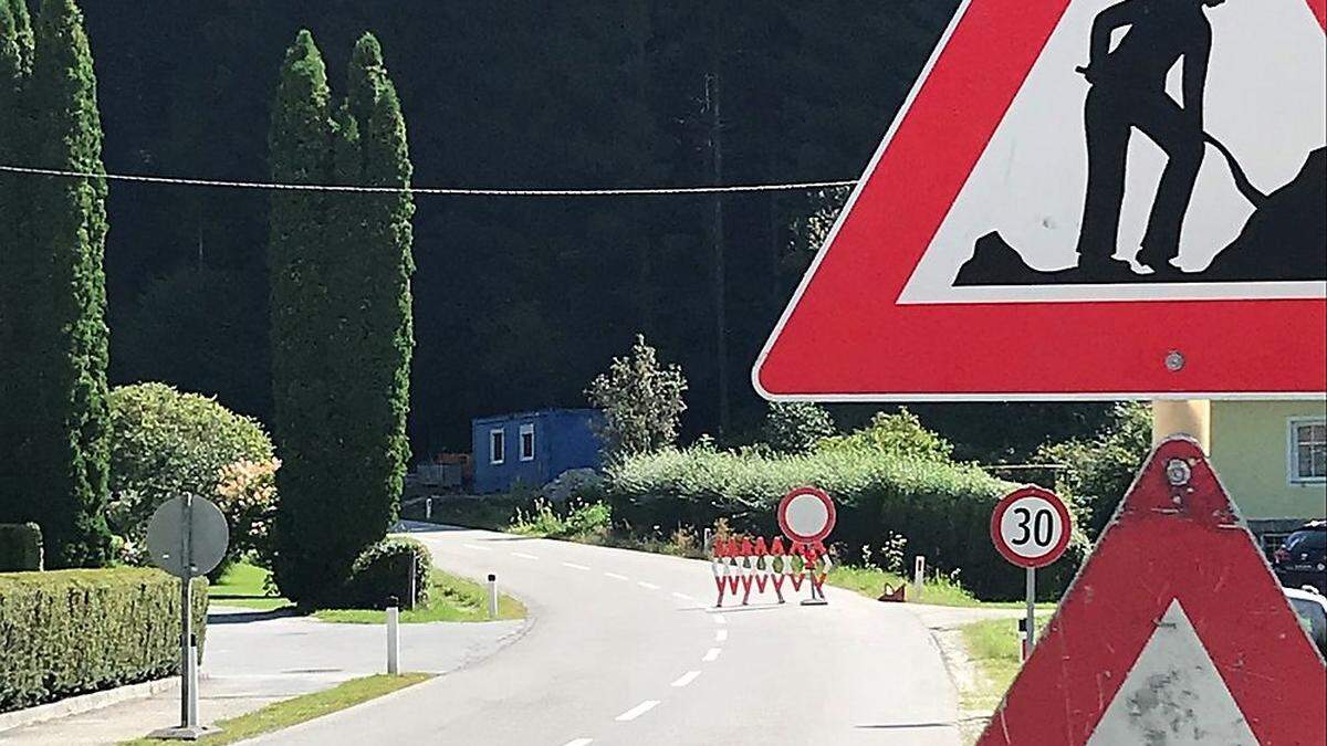 Zumindest einspurig soll die Straße wieder befahrbar sein