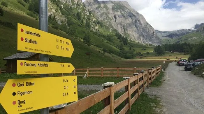 Etwa 400 Meter oberhalb der Lucknerhütte ereignete sich der Unfall
