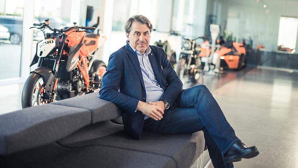 Stefan Pierer, Vorstandschef der KTM AG: „Motorsport ist unsere Kern-DNA, der Treiber. Wettbewerb ist das Einzige, was dich immer frisch hält“ 