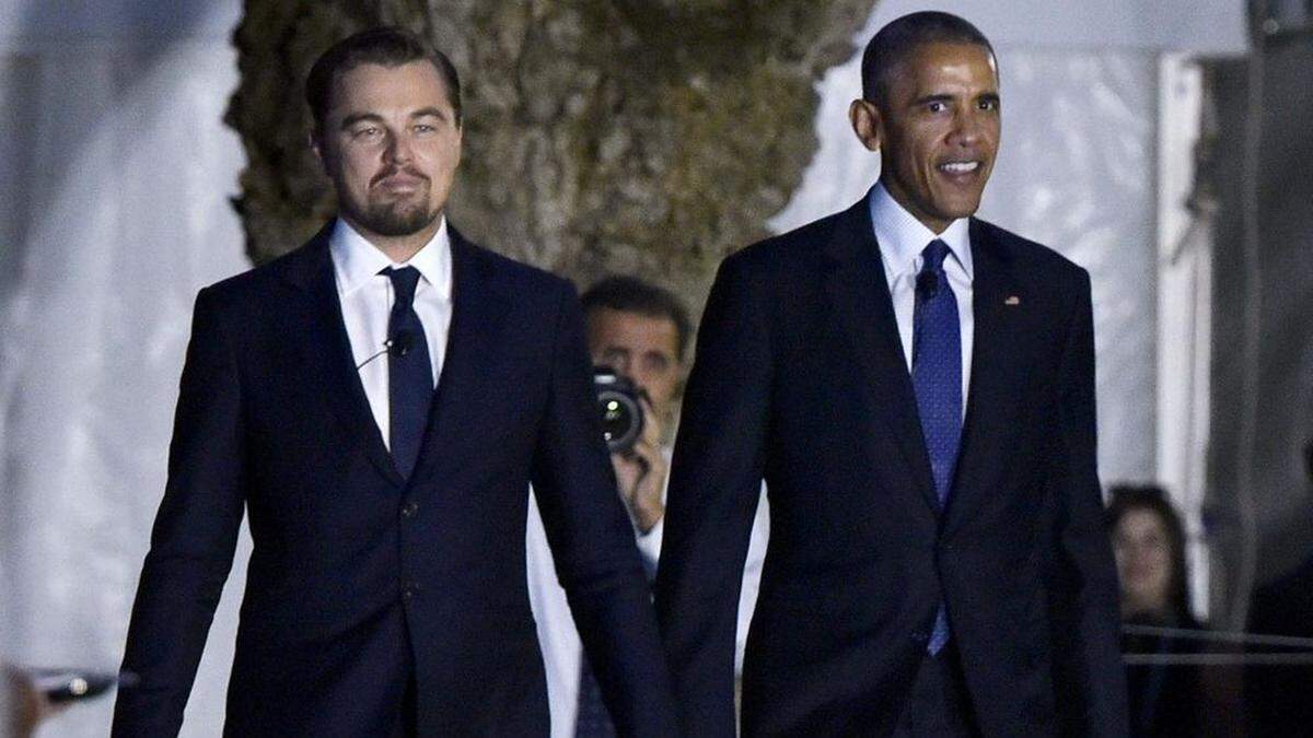 DiCaprio mit Obama