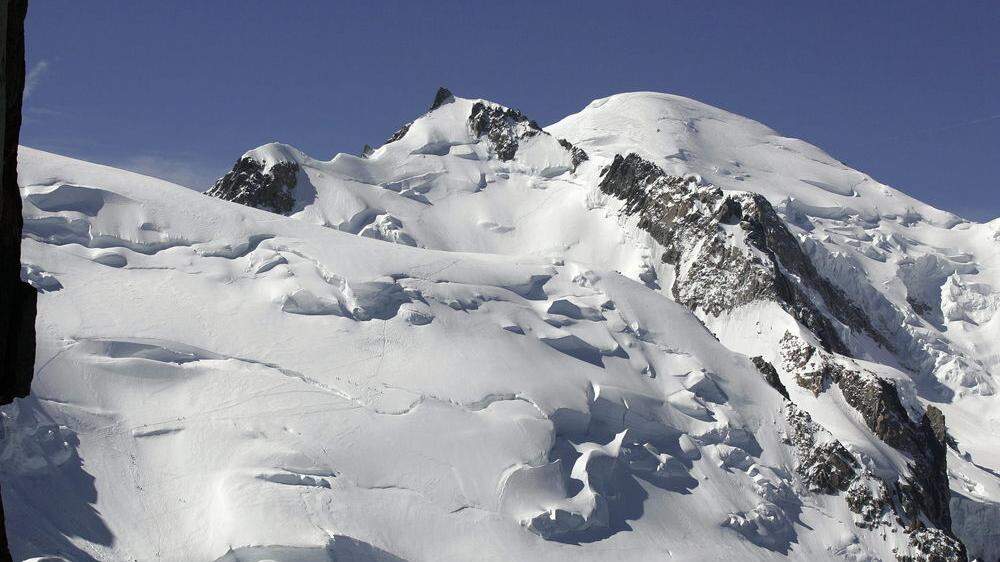Der Alpinist kam im Mont Blanc-Gebiet um 