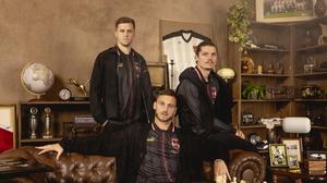 Christoph Baumgartner, Marko Arnautovic und Marcel Sabitzer präsentierten das Trikot