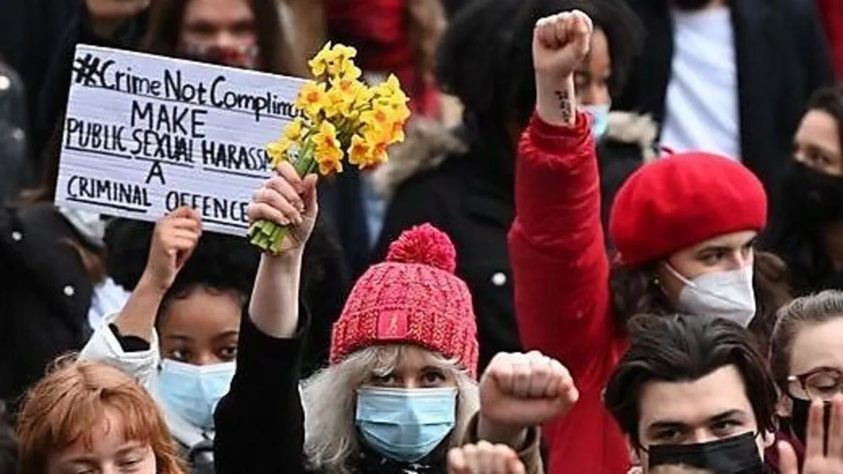 Frauen demonstrieren 