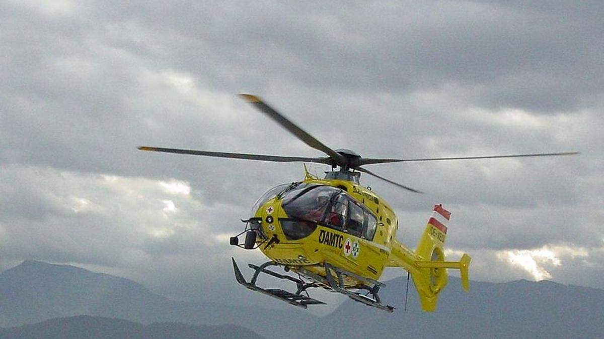 Der Notarzthubschrauber C 11 brachte das Unfallopfer ins Klinikum Klagenfurt (Symbolfoto)