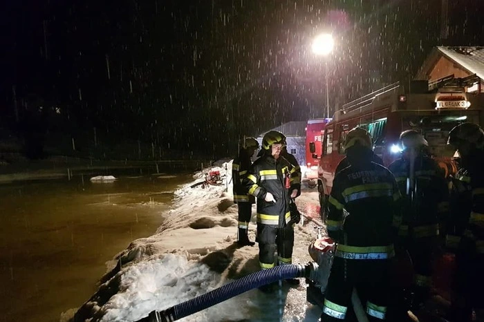 Überflutungen in Ledenitzen.