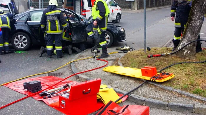 Samstagvormittag ereignete sich ein Pkw-Unfall in der Spittaler Innenstadt.
