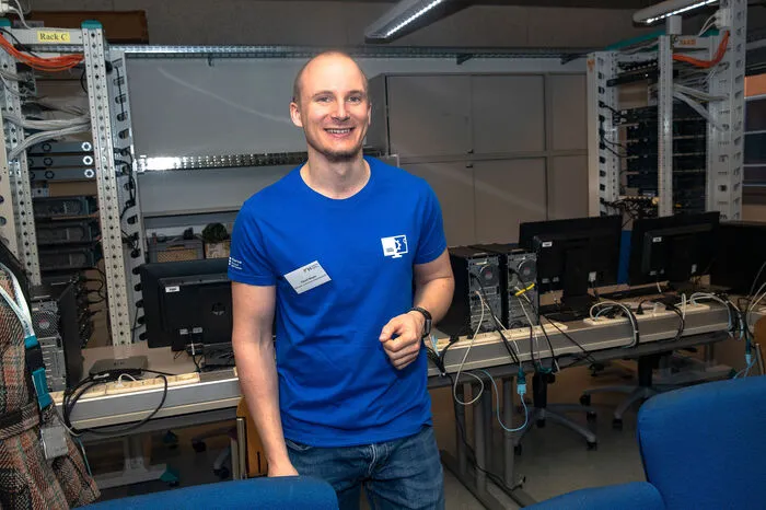 Netzwerktechnik-Student David Mayer hat ...