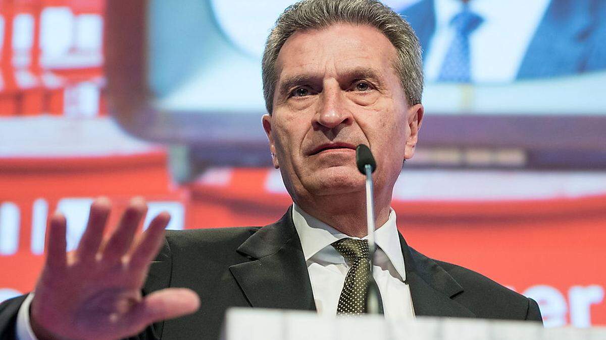 EU-Digitalkommissar Günther Oettinger