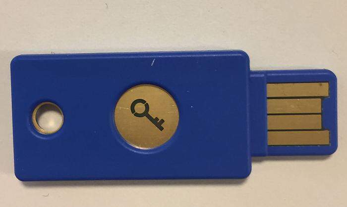 So sieht der Security Key aus