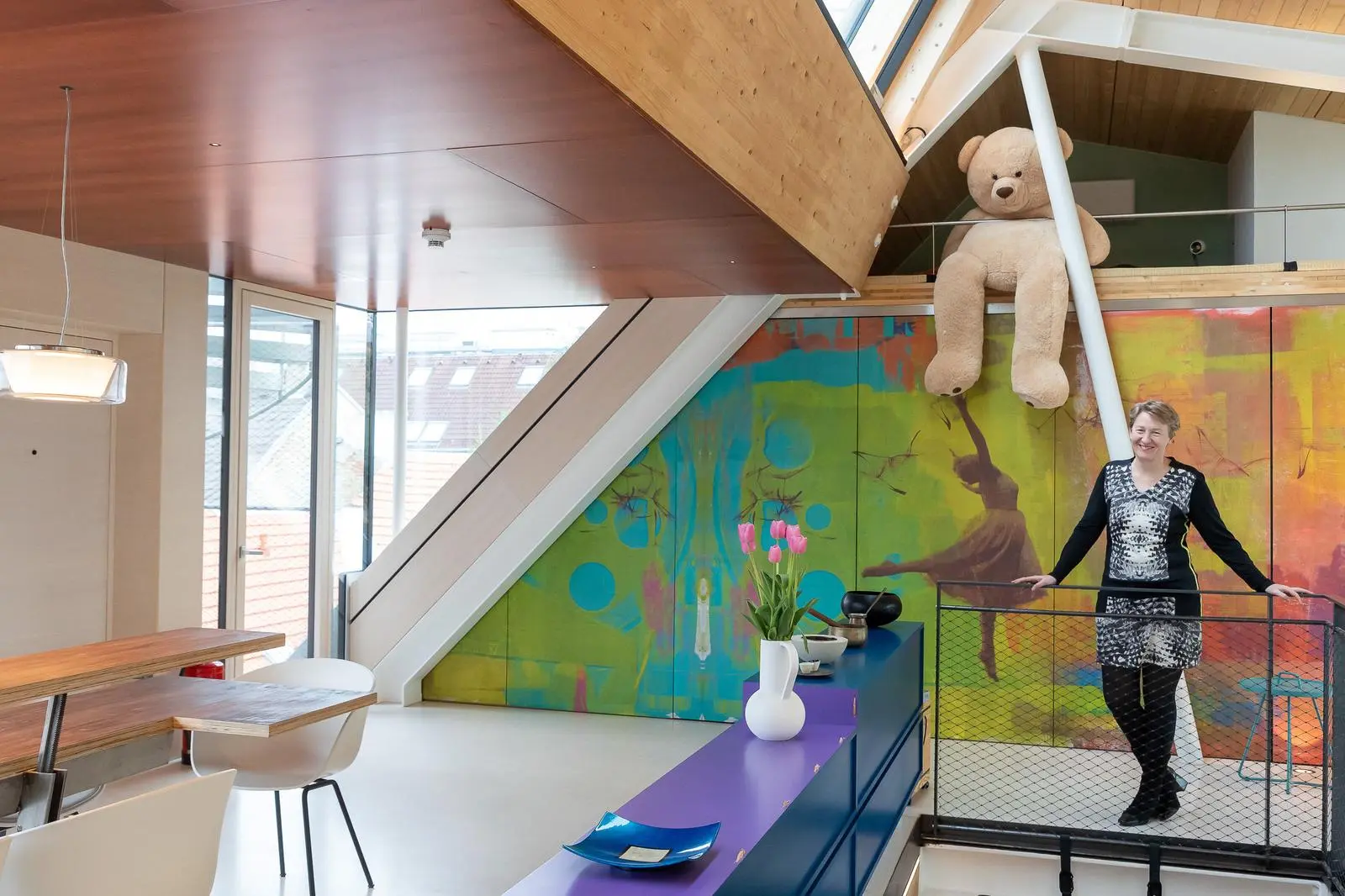 Architektin Regina Lettner in der Loftwohnung