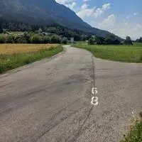Die L4 Fellbacher Straße in der Ortschaft Gajach (Gemeinde Steinfeld) wird umfassend saniert