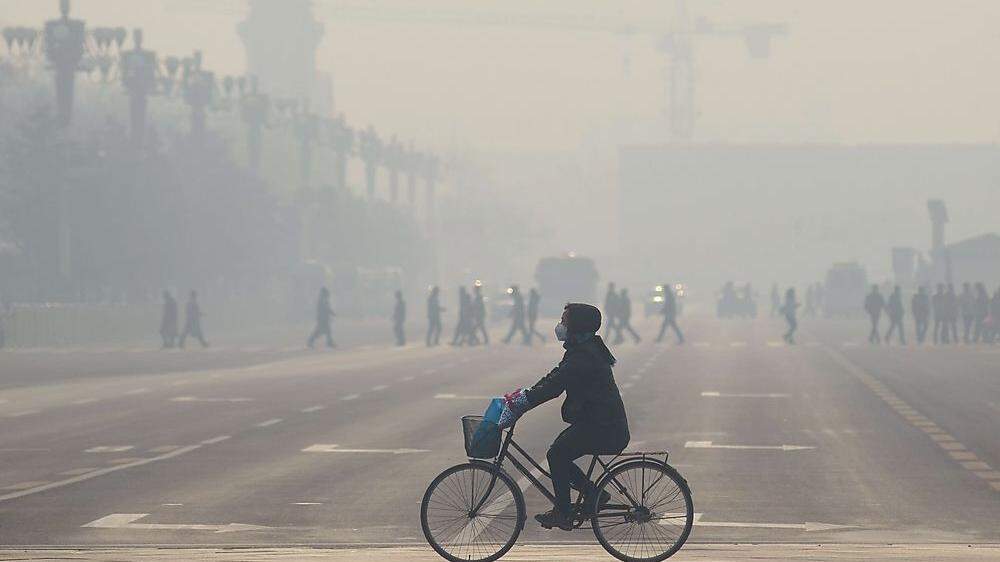 Alltägliche Luftverschmutzung, hier in China