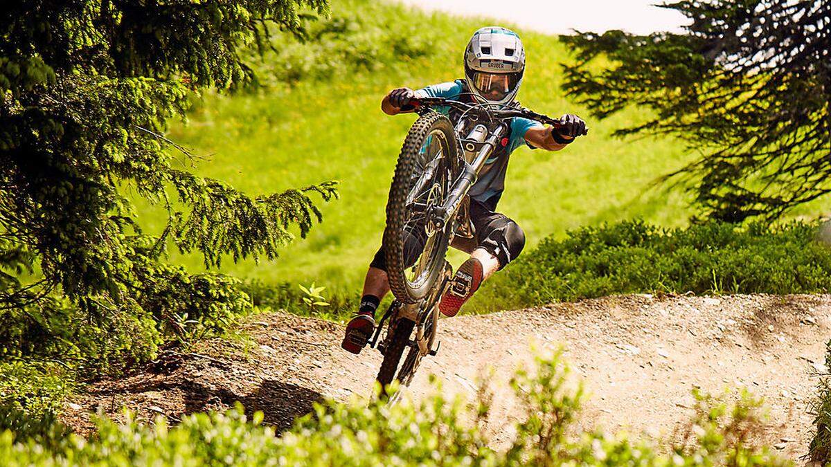 Die Freeride-Strecke auf der Aflenzer Bürgeralm wird in zwei Wochen eröffnet