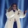 Jennifer Lopez performs a medley at the iHeartRadio Music Awards on Tuesday, March 22, 2022, at the Shrine Auditorium in Los Angeles. (AP Photo/Chris Pizzello)