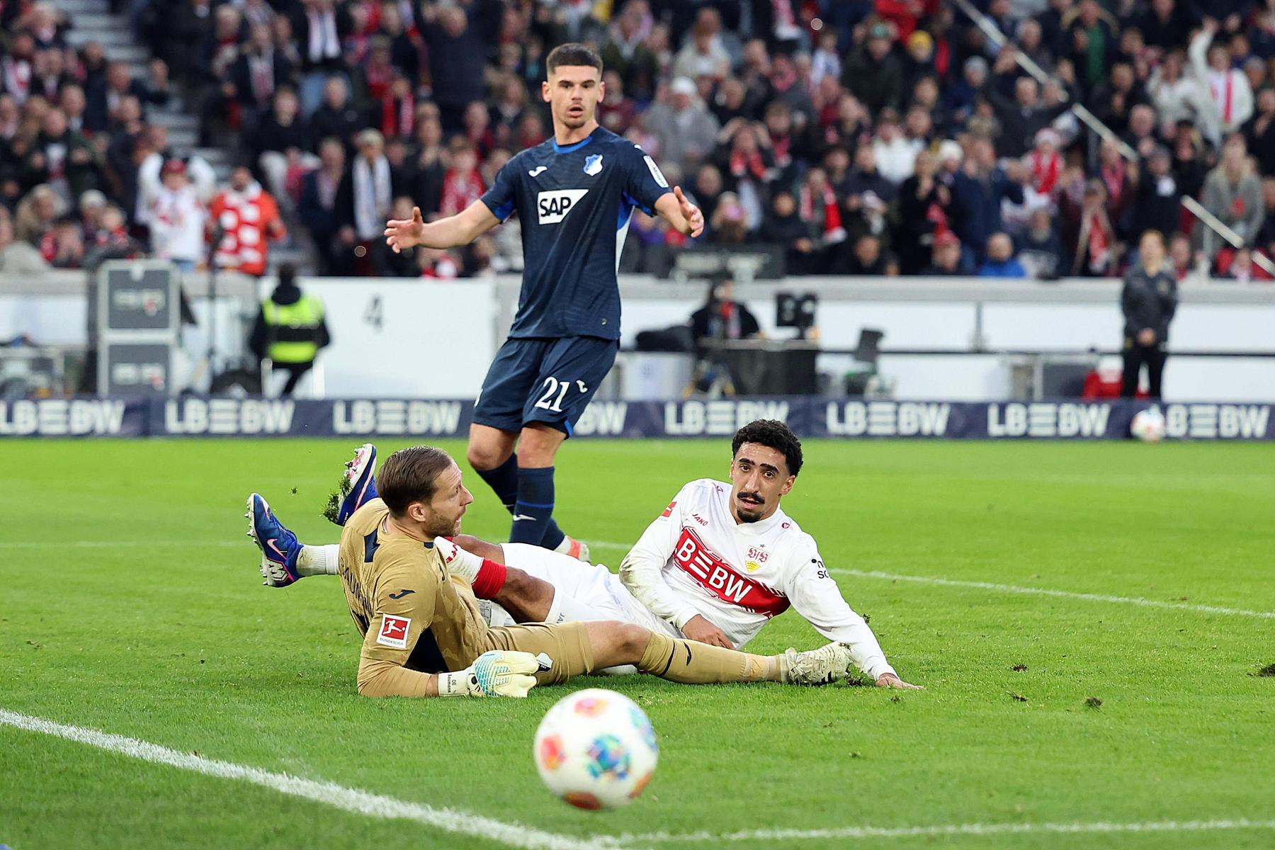 Deutsche Bundesliga: Hoffenheim verpasst zum Jahresabschluss Sieg gegen Stuttgart