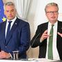 Bundeskanzler Karl Nehammer (ÖVP) und Steiermarks Landeshauptmann Christopher Drexler (ÖVP) im  Juni 2024 