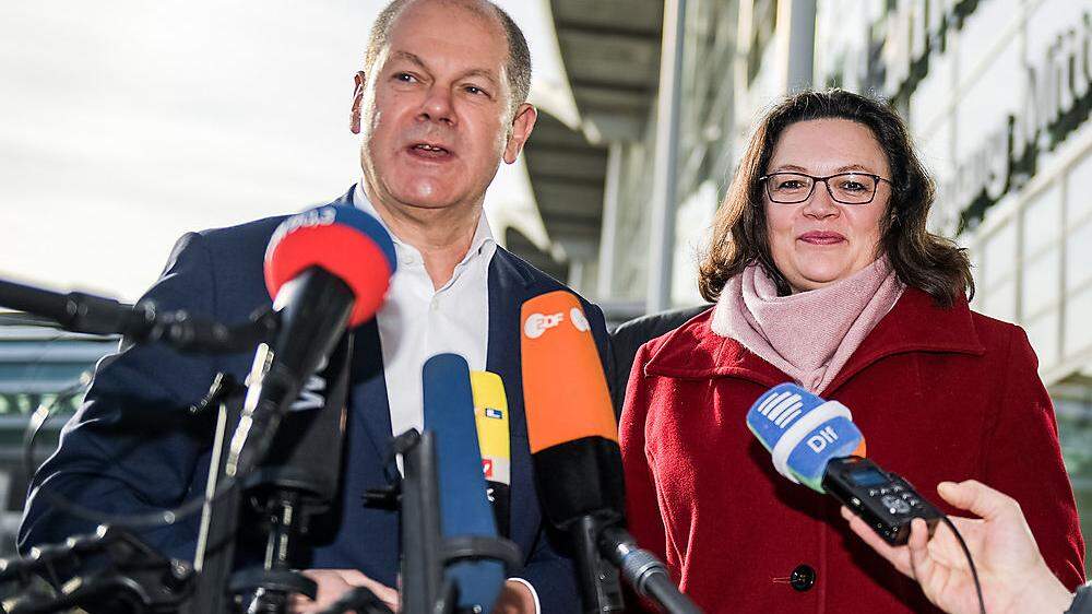 SPD-Spitzen Scholz und Nahles