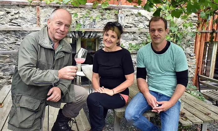 Winzerfamilie Laßnig tischt in Glanegg auf