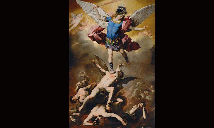 Luca Giordano: „Erzengel Michael stürzt die abtrünnigen Engel“