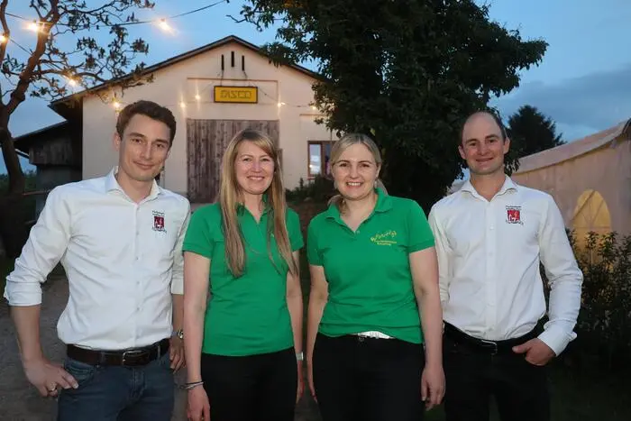 die Organisatoren: von links: Thomas Leiss, Jasmin Doppelhofer, Elisabeth Fellner, Christoph Baumgartner.