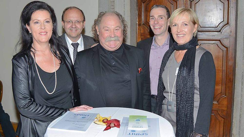 Beatrix Amenitsch, Helmut Petschar, Michael Musalek, Christian Troger, Elisabeth Kofler (von links)