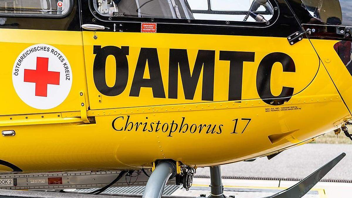 Mit dem Rettungshubschrauber wurde der Verletzte abtransportiert