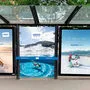 Aktuelle Kärnten-Werbung an einer Bushaltestelle in Budapest: "Die Lust auf Urlaub und Bewegung ist da"