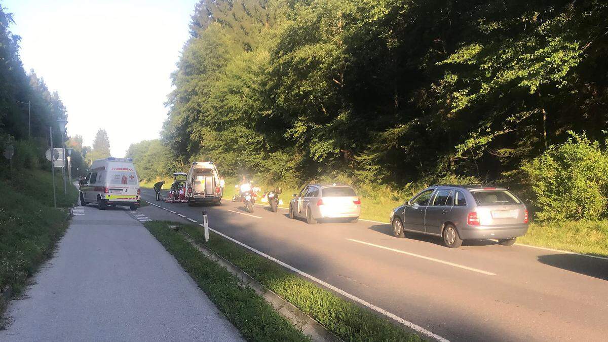 Der Unfall ereignete sich zwischen Mittewald und Drobollach