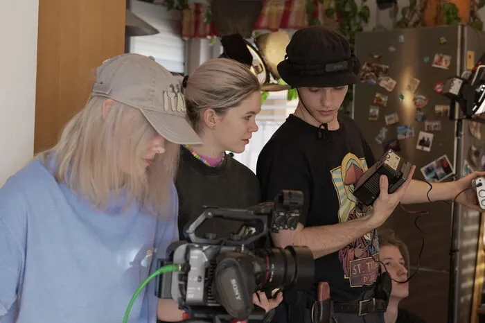 Das 17-köpfige Filmcrew rückte mit professionellem Equipment an