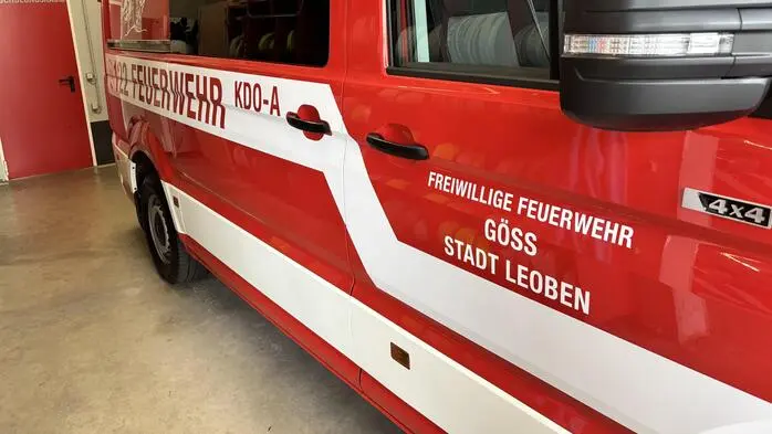 Die Einsatzleitung lag in den Händen der Freiwilligen Feuerwehr Leoben-Göss