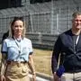 DTM Nürburgring 280822 Ralf und Cora Schumacher waren am Sonntag gemeinsam am Nürburgring, um das Rennen ihres Sohnes David in den Deutschen Tourenwagen Masters DTM zu beobachten. DTM Nürburgring 280822 Nürburgring *** DTM Nürburgring 280822 Ralf and Cora Schumacher were at the Nürburgring together on Sunday to watch their son Davids race in the German Touring Car Masters DTM Nürburgring 280822 Nürburgring Copyright: xEibner-Pressefotox/xFüsslerx EP_tfr 