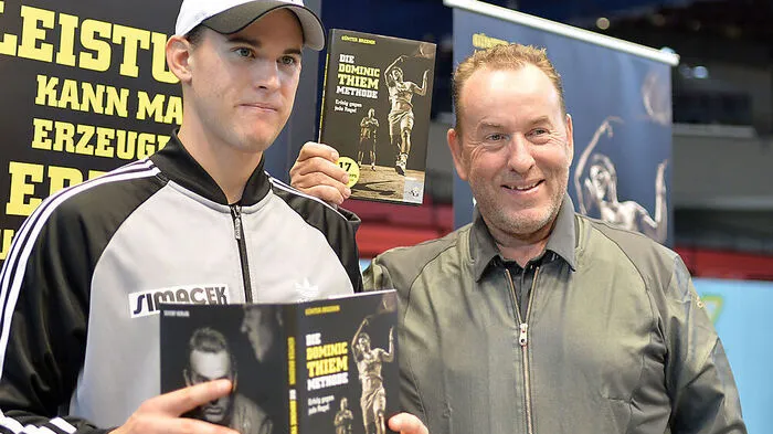 Bresnik (rechts) mit seinem Schützling Dominik Thiem