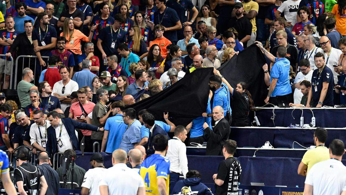 Ein Todesfall überschattete das Endspiel der Handball-Champions-League