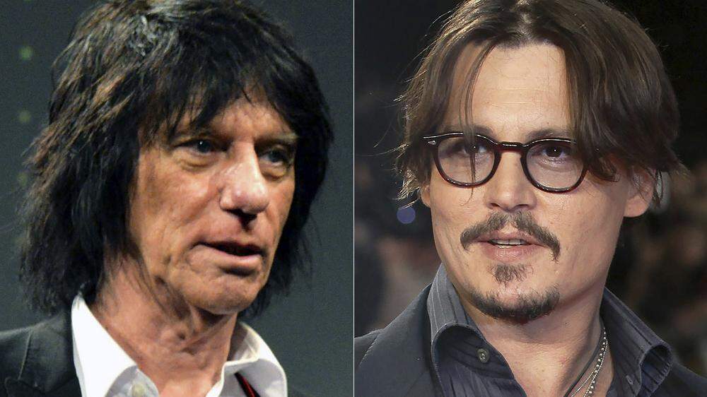 Jeff Beck und Johnny Depp machen gemeinsame Sache.