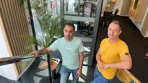 Eingespieltes Team: Mohamad Matar und Christoph Hellwagner vom Burgerstudio Leoben