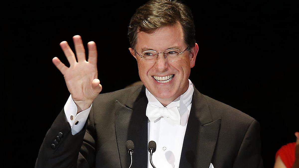 Satiriker überraschte: Stephen Colbert moderierte bei einem Mini-Sender