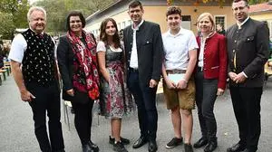 Josef Huber, Marika Lagger-Pöllinger, Katharina Duschnig, Martin Gruber, Julian Jester, Maria Innerwinkler und Alfred Altersberger