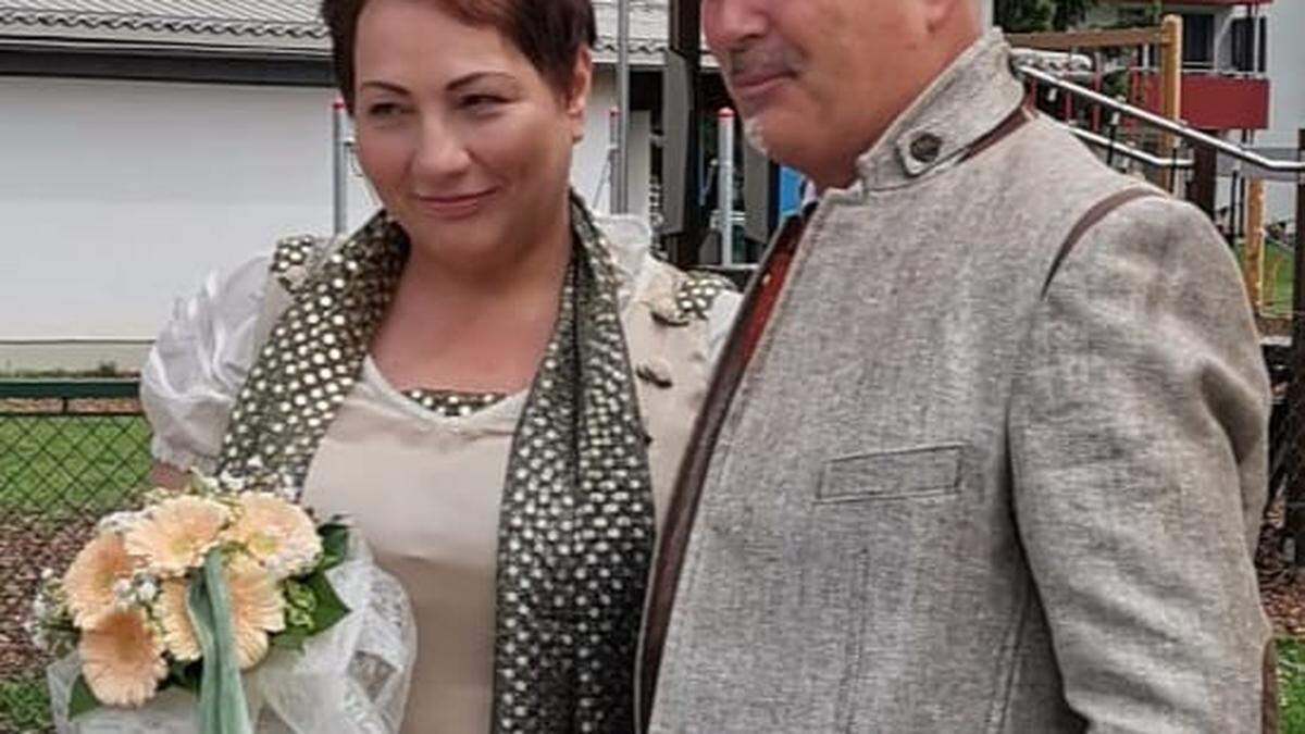 Margareta Strohmayer und Harald Lesjak schlossen am 21. Mai den Bund fürs Leben.